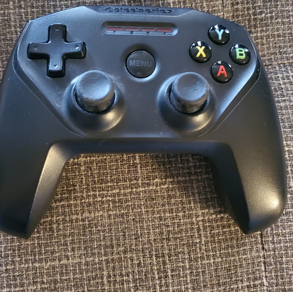 Black Wireless Gaming Controller Steel Series Xbox